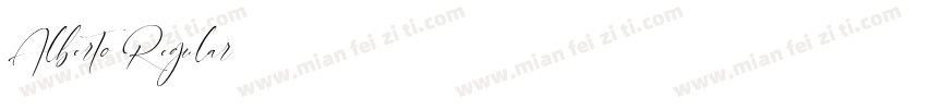 Alberto Regular字体转换